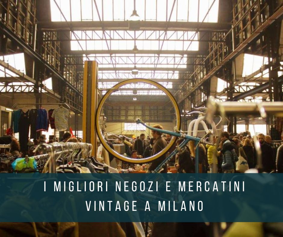 Ripresa dall'alto di uno dei mercatini vintage più famosi di Milano