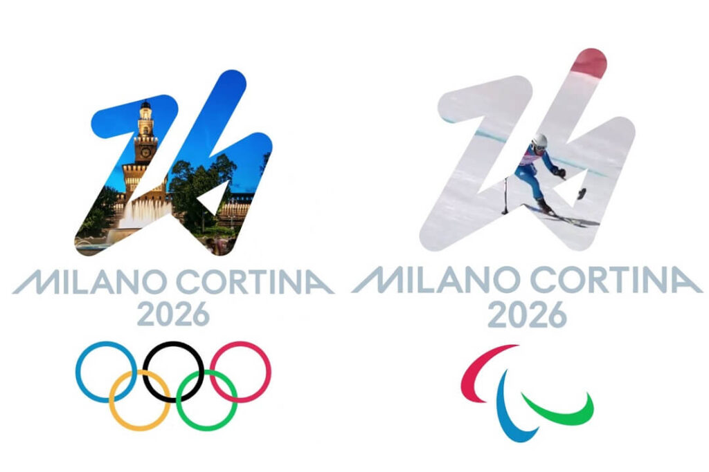 Logo Olimpiadi Invernali Milano Cortina 2026
