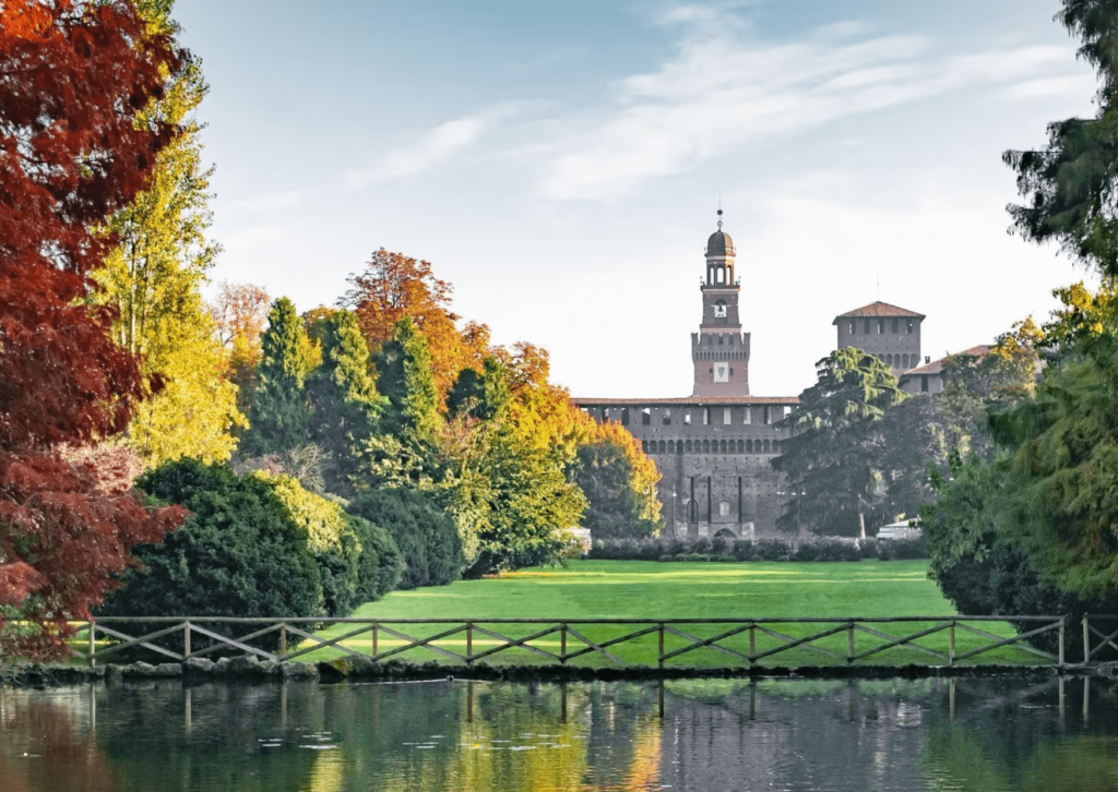 Parco Sempione, Milano in autunno, Foliage