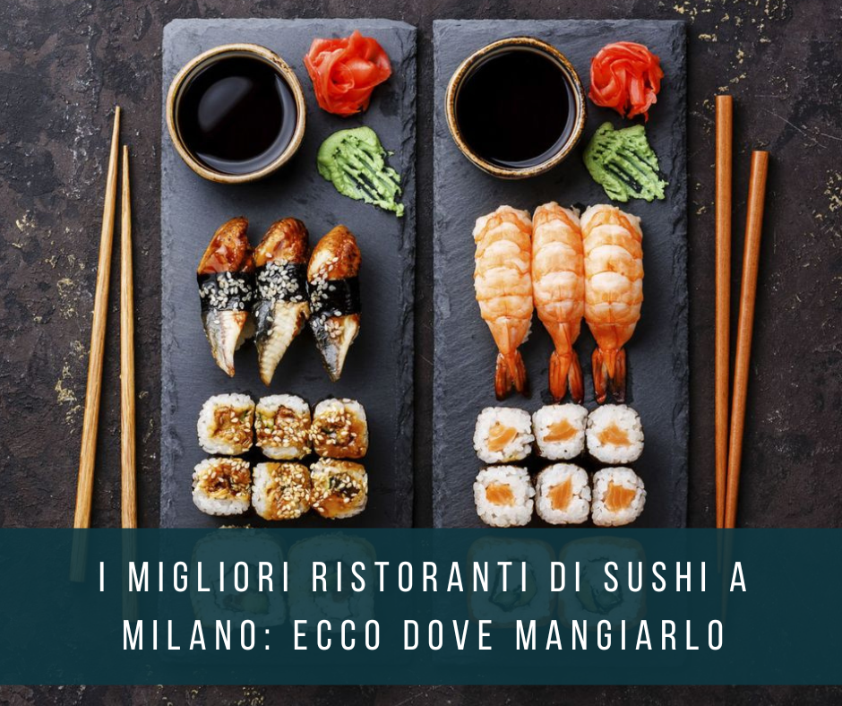 vassoi con i migliori sushi a Milano